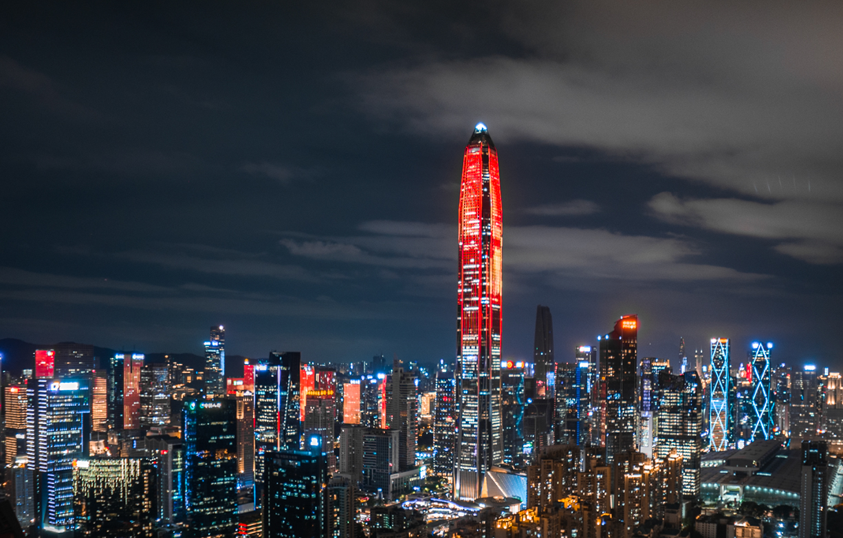 600米深圳第一高樓 —— 平安金融中心的燈光！
