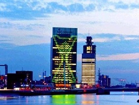 荷蘭照明新地標！荷蘭皇家KPN電信大廈的融景打造！