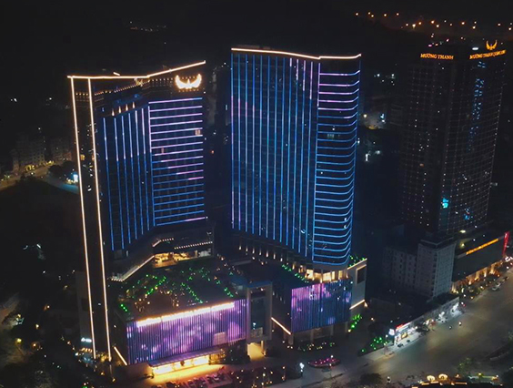 北緯20度的海濱燈光，越南Muong Thanh Ha Long Centre